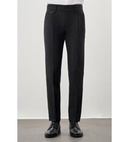 Siyah Yandan Cepli Classic Slim Fit Modelli Pantolon Pantolon 1003245172