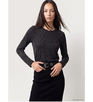 LCW EVERYDAY Siyah Bisiklet Yaka Kadın Body