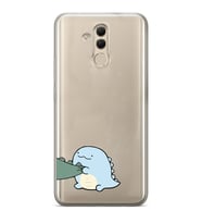 Huawei Mate 20 Lite Uyumlu Baskılı Yumuşak Silikon Şeffaf Telefon Kılıfı