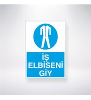 İş Elbiseni Giy 21x28 Arkası Yapışkanlı Levha