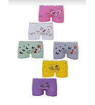 TUTKU 0181 KIZ ÇOCUK DESENLİ BOXER 6 ADET