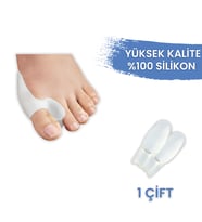Ayak Baş Parmak Koruyucu Silikon Makaralı Bunyon Yüksek Kalite Halluks Valgus Makarası