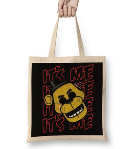 Five Nights At Freddy's Logo Bez Çanta Uzun Saplı