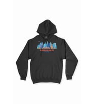 Buenos Aires Arjantin Manzaralı Siyah Sweatshirt Hoodie