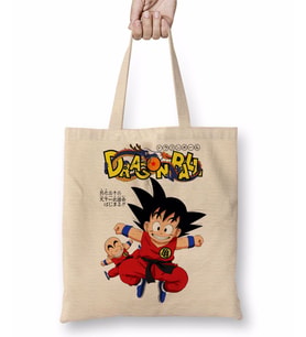 Goku Dragon Ball Bez Çanta Uzun Saplı