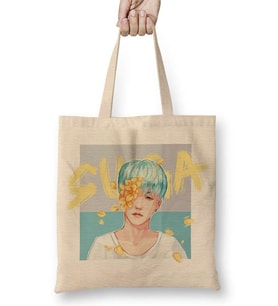 BTS Suga Bez Çanta Uzun Saplı