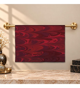 e38 EL İŞÇİLİĞİ KADIN RENKLİ EBRU ŞAL 175*70 cm -6728