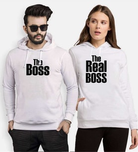 Tshirthane Boss Realboss Sevgili Kombinleri Kapüşonlu Kombini (Tek Ürün Fiyatıdır.)