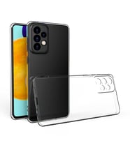 Samsung Galaxy A73 Uyumlu Kılıf Zore Kamera Korumalı Süper Silikon Kapak (Renksiz)