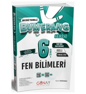 Günay Yayınları 6. Sınıf Fen Bilimleri Bumerang Etkinlikli Defter