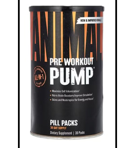 Animal, Pre Workout Pump, Pill Packs , 30 Packs.Usa Menşei.OZELSPORCUGIDALARIN'DAN 3863 (Renksiz)