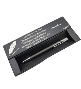 Signator® C530 Slim Füme Tükenmez Kalem  İsme Özel Kalem  Hediyelik Kalem (Karışık)