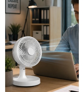 Kompakt Fan Otomatik Salınımlı Sessiz Masaüstü Vantilatör