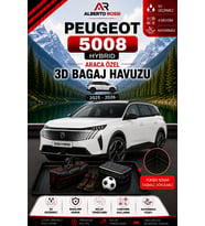 Peugeot 5008 Hybrid 2025 - 2026 Araca Özel 3D Bagaj Havuzu