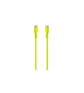 Ttec USB-C - USB-C 120cm 60W PD/QC Hızlı Şarj/Data Kablosu Neon Sarı - 2DK59NS