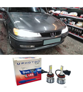 Peugeot 406 Led Xenon Kısa Far Ampulü H7 Duo Yeni Seri Beyaz