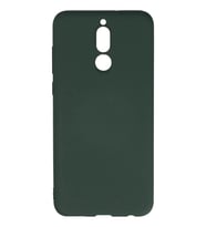 Newface Huawei Mate 10 Lite Kılıf Nano içi Kadife Silikon - Koyu Yeşil