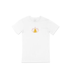Yoga Meditasyon Tişört (Beyaz)