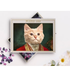 BK Gift Evcil Dostlara Özel 1000 Parça Profesyonel Puzzle, Evcil Dost Portre, Evcil Hayvan Puzzle-2