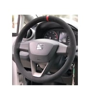 Seat Ibiza Deri Direksiyon Kılıfı (NUBUK YÜZÜKLÜ)
