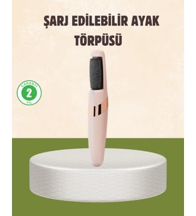 İki Hızlı Elektrikli Ayak Törpüsü Pürüzsüz Topuk Bakımı
