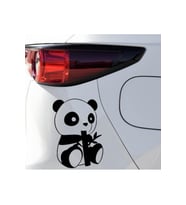 Panda Tasarım Oto Sticker Siyah 14*19 Cm