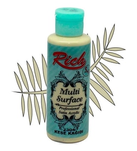 Rich Multi Surface Her Yüzey İçin Akrilik Boya 120 cc. 2304 KESE KAĞIDI 