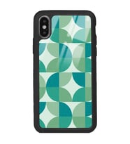 iPhone X Retro Green Duvar Kağıdı Tasarımlı Glossy Telefon Kılıfı