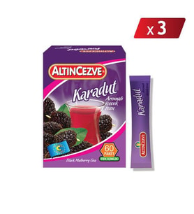 Altıncezve Karadut Aromalı Tek İçimlik İçecek Tozu 40 x 1.5 Gr - 3LÜ PAKET