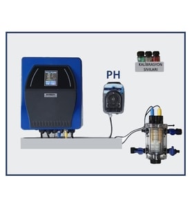 Salt İonic PR 36Gr/h pH - Klor Ölçüm ve Kontrollü (80-120m3 Havuzlar için) Komple Set (Çok Renkli)