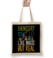 Funny Chemistry It s Like Magic But Real Science Bez Çanta Uzun Saplı