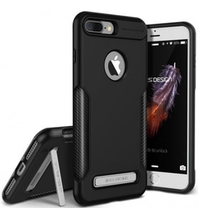 VRS iPhone 7 Plus ile Uyumlu Carbon Fit Kılıf Black