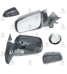 Dış Dikiz Aynası Lancer 2008-2014 Elektrikli Isıtmalı Sol (Oem No:7632A509) (Adet)