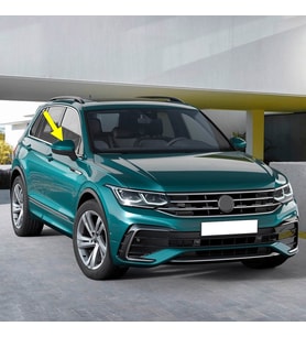 VW Tiguan 2021-2023 Sağ Dış Ayna Üst Kapağı Kapak 5NA857538A