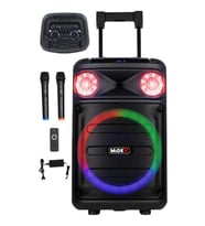 Midex 1300 Watt FM Radyolu Taşınabilir Mikrofonlu Karaoke Eğlence Ses Sistemi MXR-1300