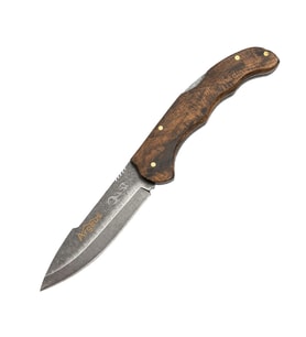 Katlanır Cep Çakısı - Argeus - Ahşap Saplı - Model 4