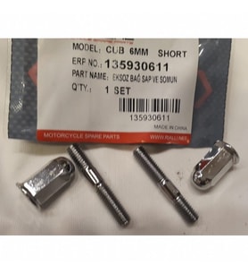 CUB Egzoz Bağlantı Sap Ve Somun 6mm (Kısa)