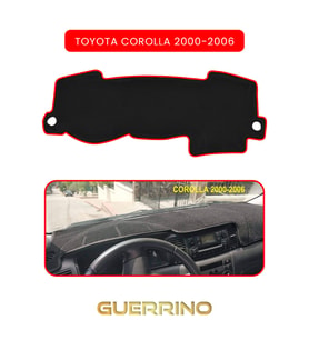 TOYOTA Corolla (2000-2006)TORPİDO KORUMA HALISI KIRMIZI KENAR