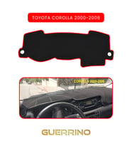 TOYOTA Corolla (2000-2006)TORPİDO KORUMA HALISI KIRMIZI KENAR