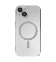 Apple İphone 14 Plus Kılıf Moshi Lens Magneticsafe Silikon - Gümüş
