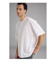 Defacto Nefes Alabilen Oversize Beyaz Erkek T-Shirt X3926AZ/WT34