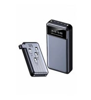 Mey İthalat® Hızlı Şarj Özellikli 20.000 Mah Dijital Göstergeli USB Girişli Android ve İOS Uyumlu Po