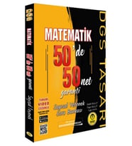 Tasarı DGS Matematik 50 de 50 Net Garanti Soru Bankası