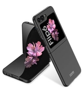 Galaxy Z Flip 6 Kılıf Zore Sert Kıpta Kapak (Siyah)