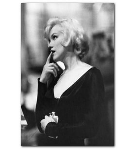 Cakatablo Marilyn Monroe 1960 Yılı Kaliforniya MDF Tablo