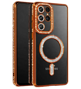 Galaxy S26 Ultra Joke Simli Magneticsafe Kılıf - Turuncu