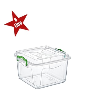 Şeffaf Saklama Kutusu 6 Litre