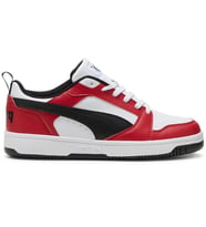 Puma 392328 17 Adults Rebound V6 Low Puma White/Puma Black/Club Red Erkek Sneaker (Beyaz)