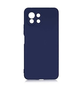 Coverzone Xiaomi Mi 11 Lite ?le Uyumlu K?l?f Z-Mara Lansman Vieri Tam Koruma Arka Kapak Kamera Koruma �?k?nt?l? P�r�zs�z Y�zey Lacivert