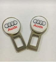 Audi Logolu Ikaz Ses Susturucu Metal Toka 2 Adet (Boş)